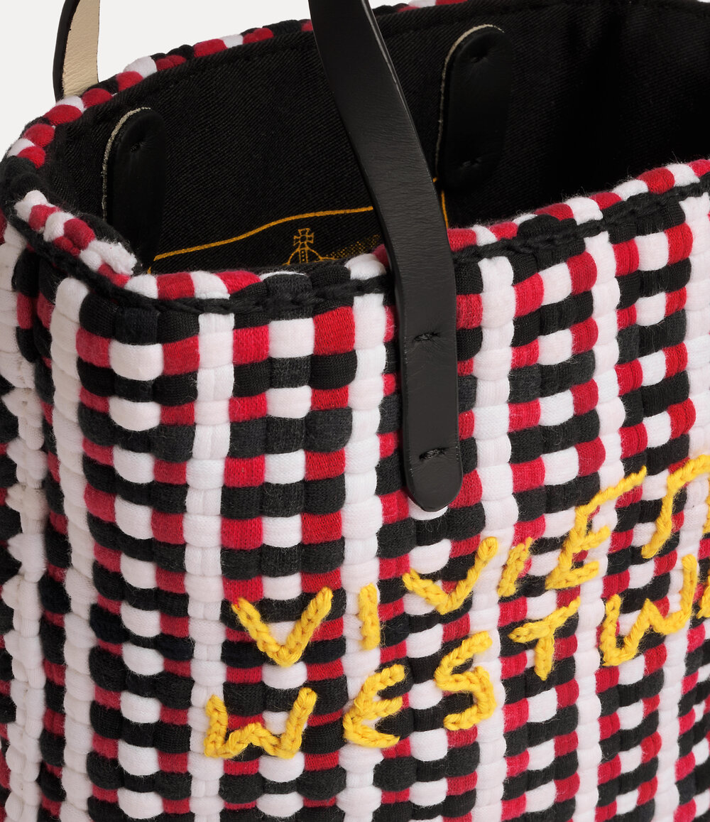 Vivienne Westwood Studio Small Shopper in Multicolour, view 3