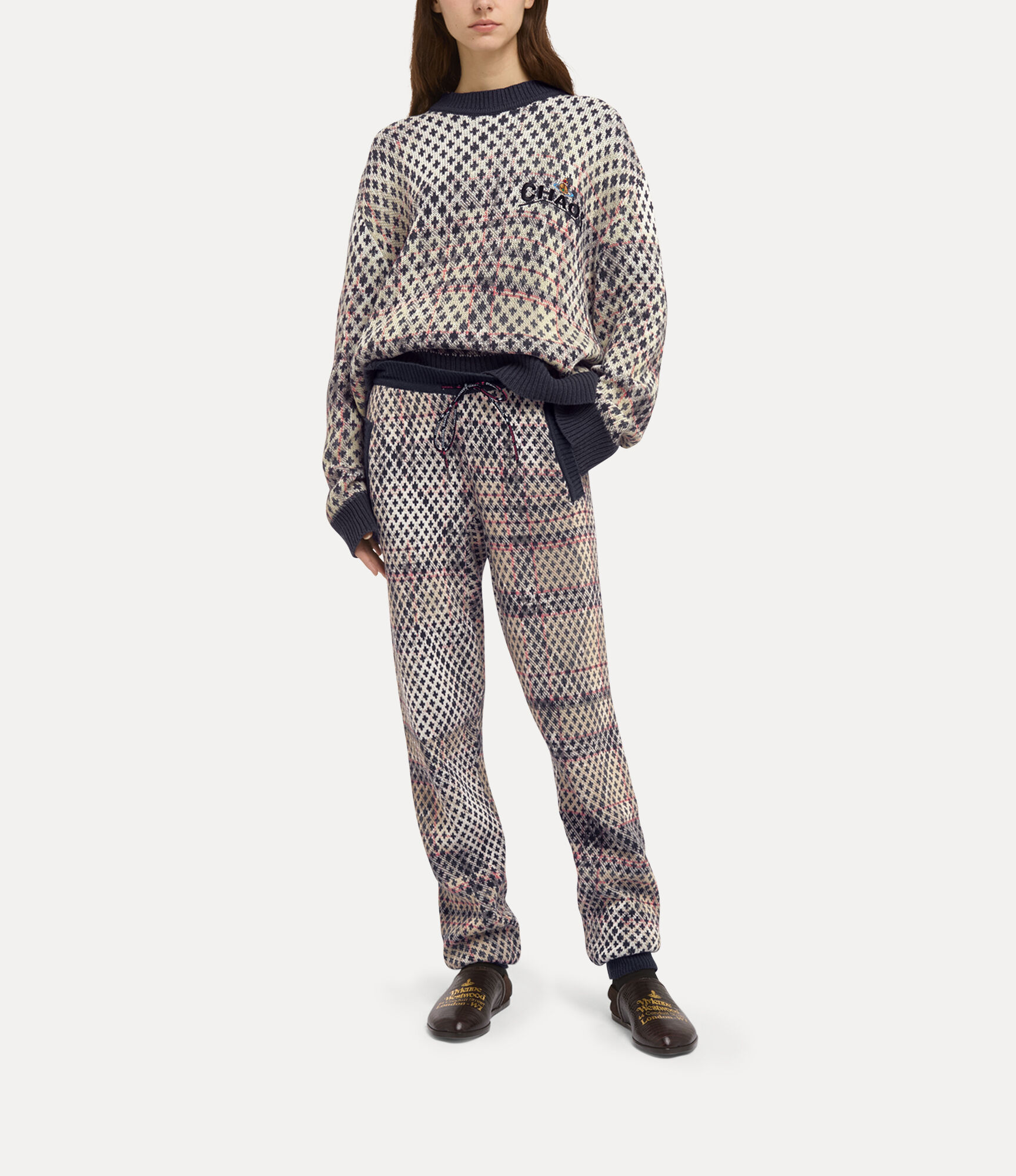 Distressed Tartan Jumper  large image number 2