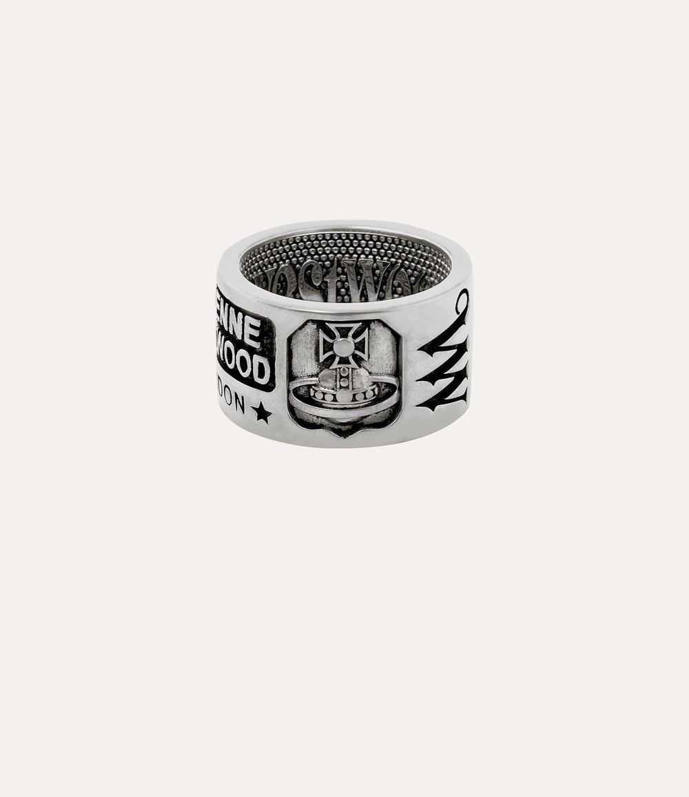 Vivienne Westwood Lancelot Ring in Platinum
