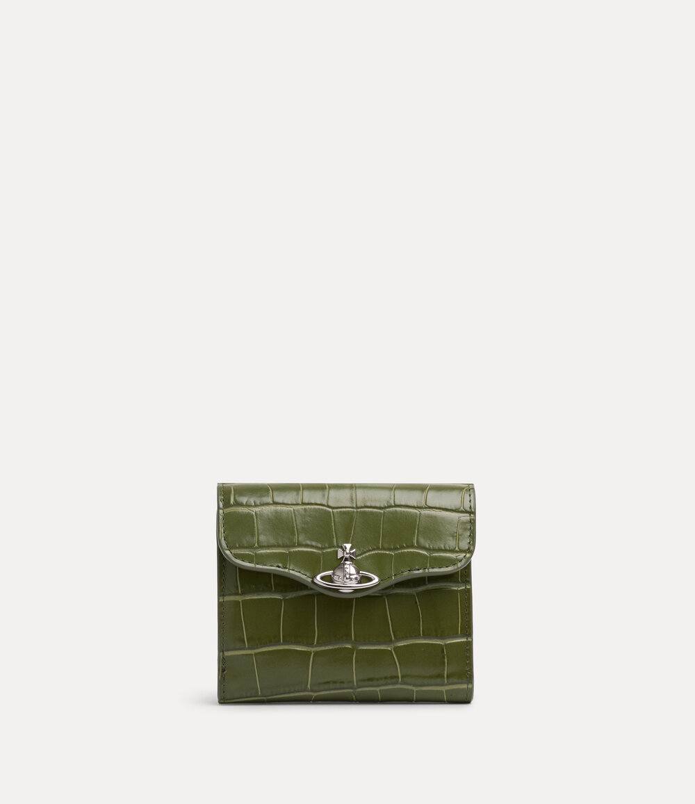 Vivienne Westwood Hunter Flap Wallet in Khaki