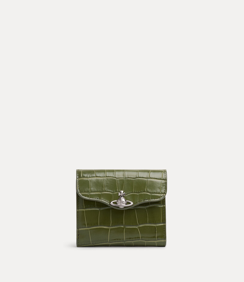 Vivienne Westwood Hunter Flap Wallet in Khaki
