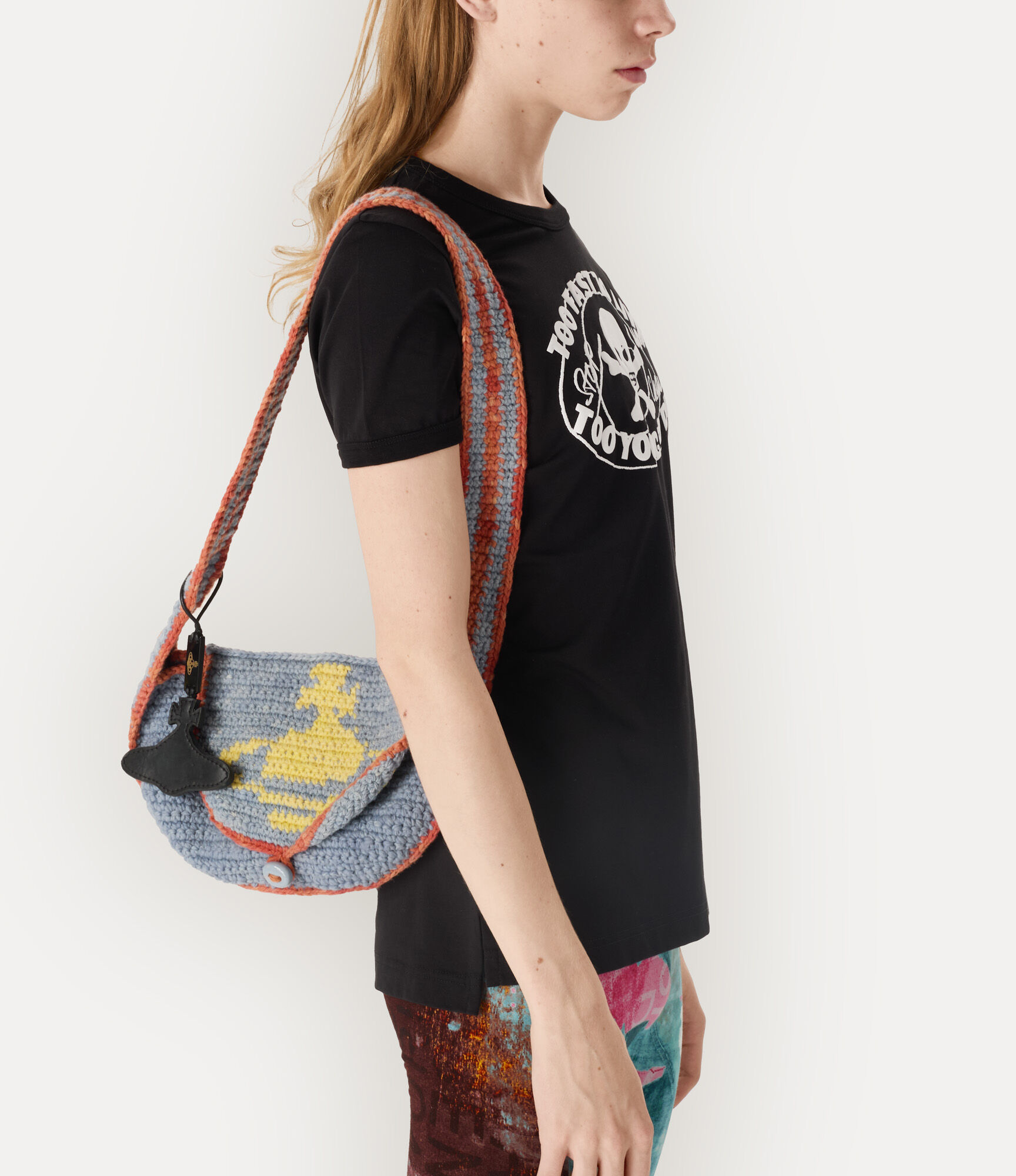 Lucky Halfmoon Crochet Bag  large image number 3