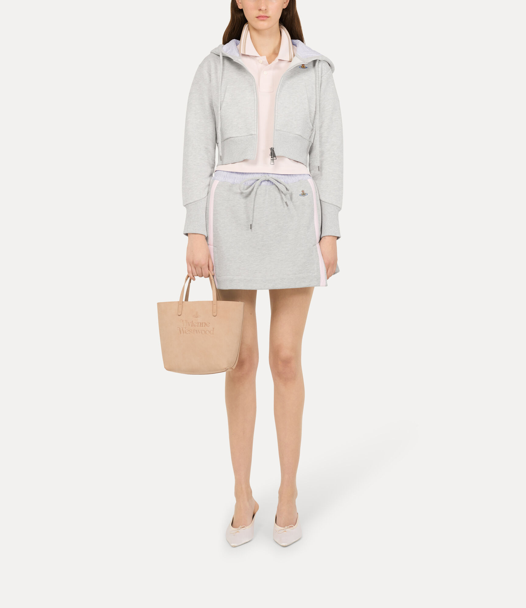 Leo Hoodie in GREY-WHITE-STRIPE | Vivienne Westwood®