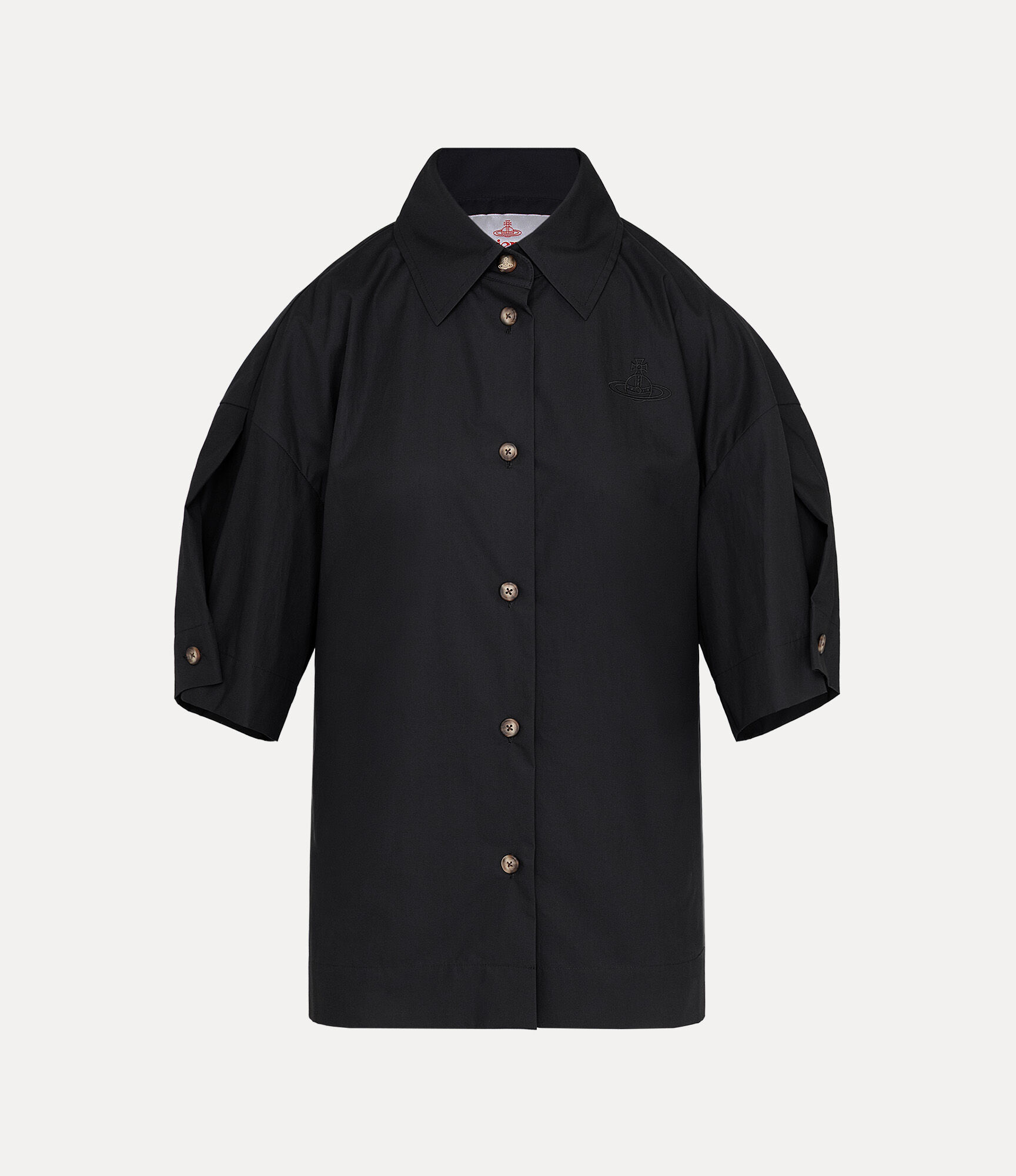 Pleat Shirt in BLACK | Vivienne Westwood®