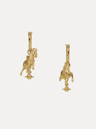 Horse Hoop Earrings 