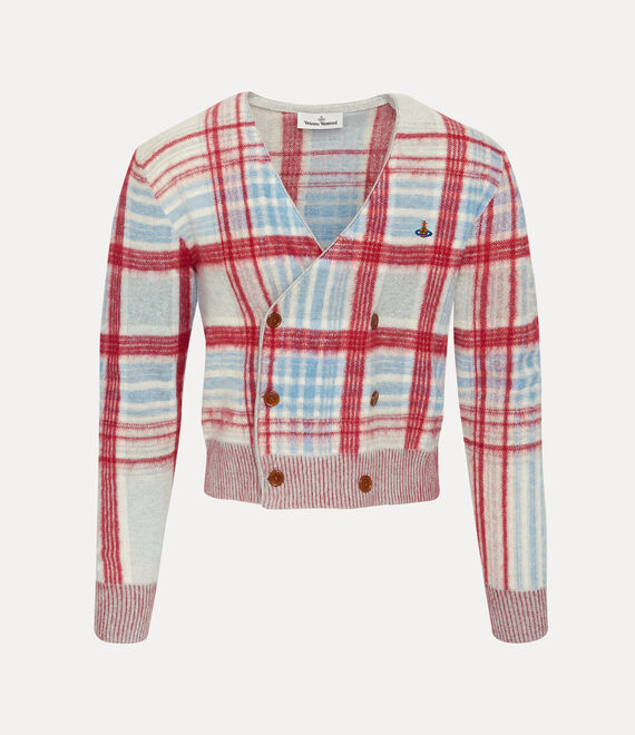 Madras Double Breasted Cardigan in MULTI | Vivienne Westwood®