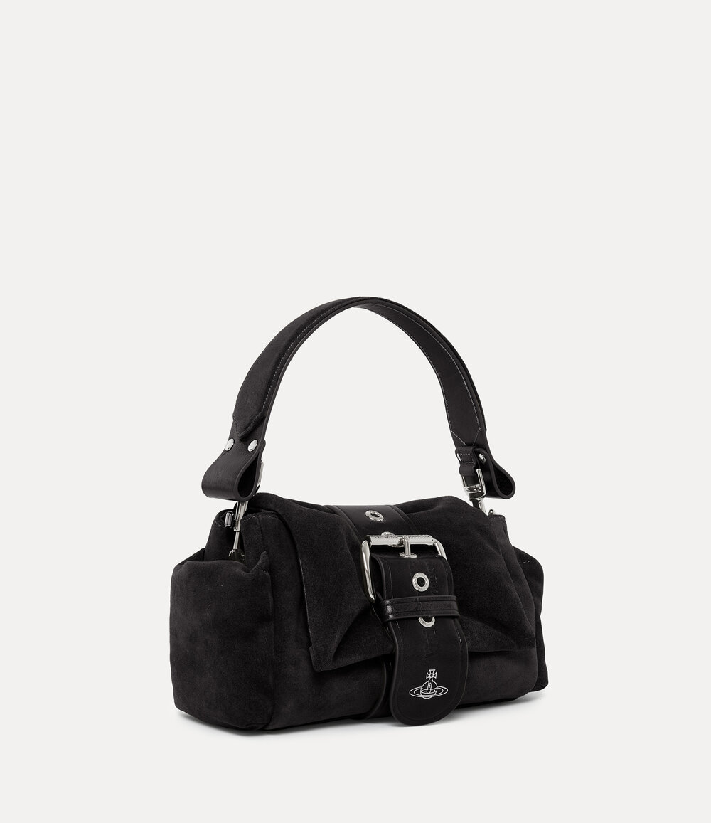 Vivienne Westwood Hazel Treasure Handbag in Black, view 2