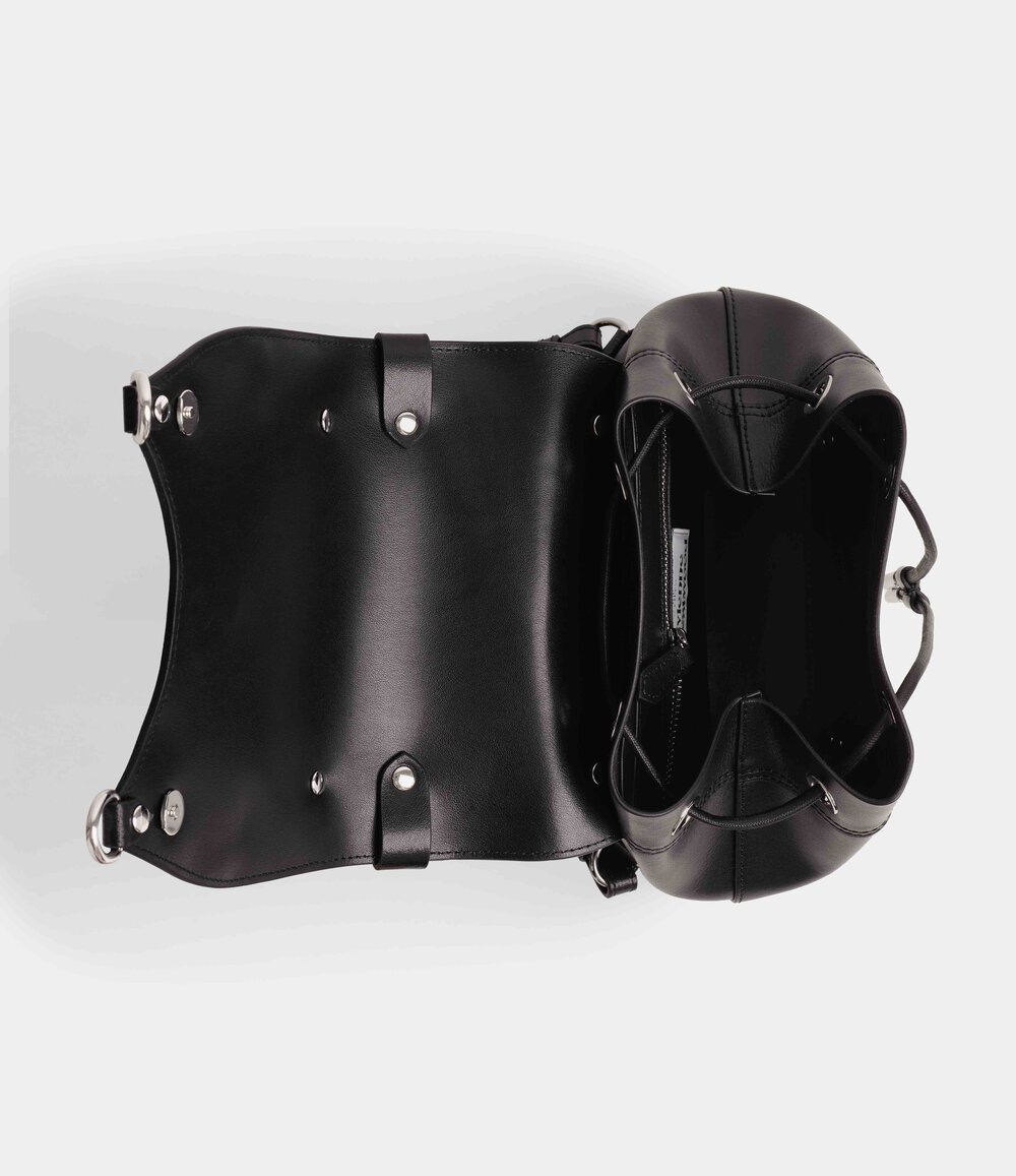 Vivienne Westwood Max Small Backpack in Black, view 5