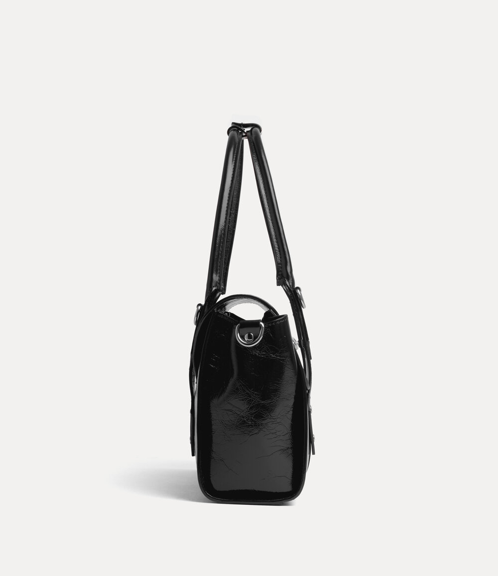Vivienne Westwood Bettina Medium Handbag in Black, view 2