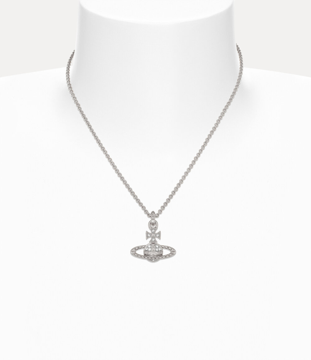 Vivienne Westwood Mayfair Bas Relief Pendant Necklace in Silver, view 2