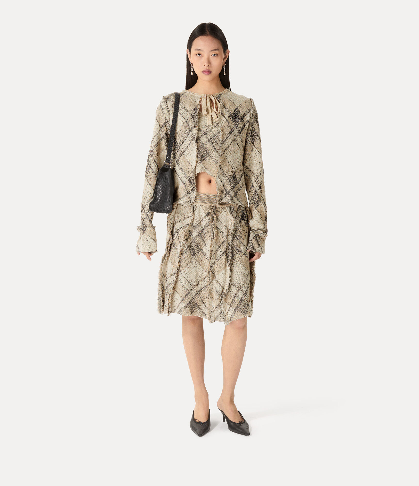 Broken Tartan Cardigan  large image number 2