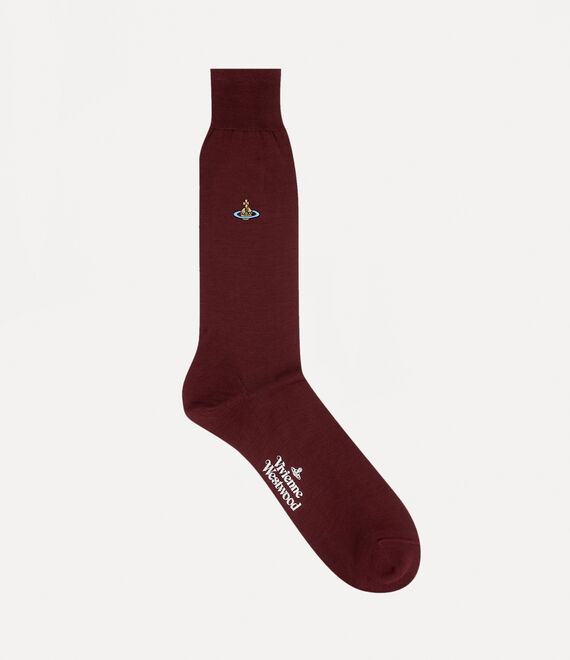 Uni colour plain socks immagine grande numero 1