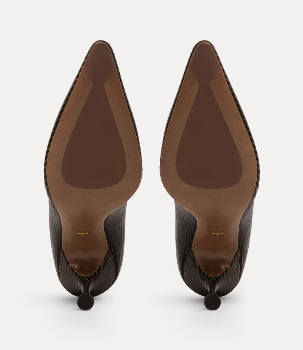 Vivienne Westwood Sophia Pin Heel in Black Beige, view 4