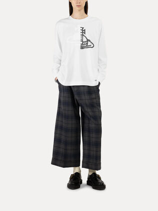 Half and Half Long Sleeve t-shirt 