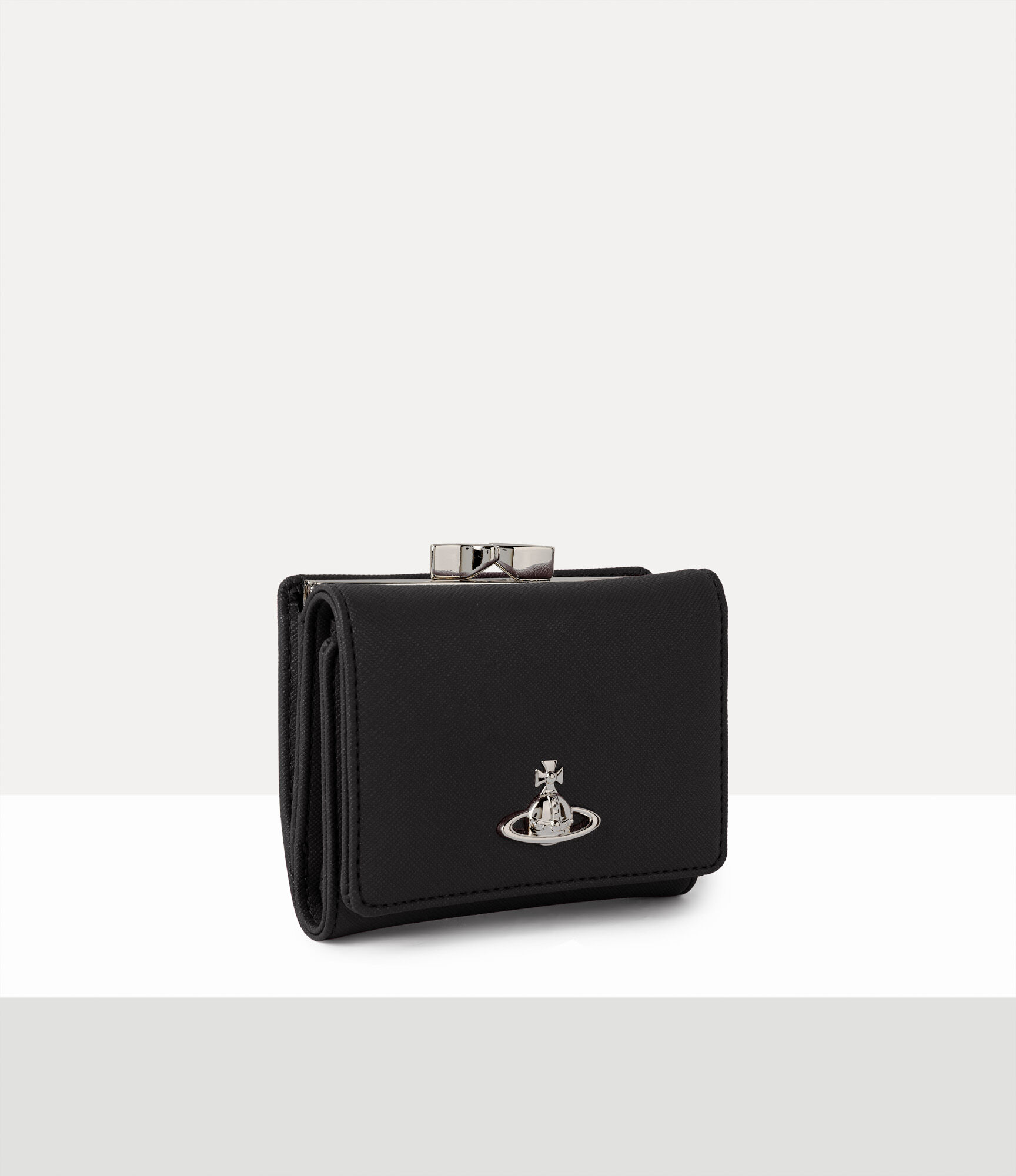 がま口スモールウォレット - ブラック | Vivienne Westwood®