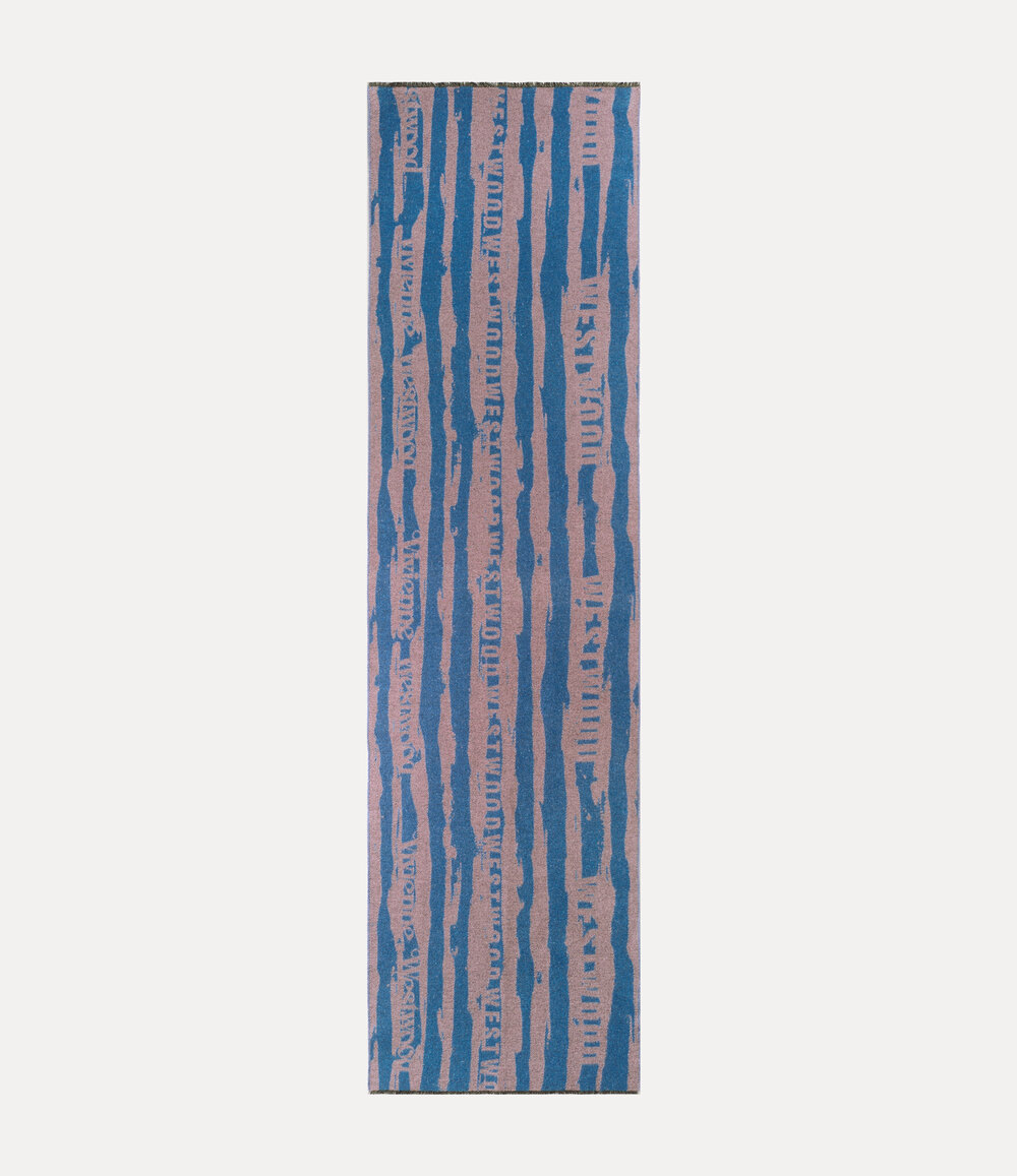 Vivienne Westwood Scarf New Punk Stripe in Mulbery