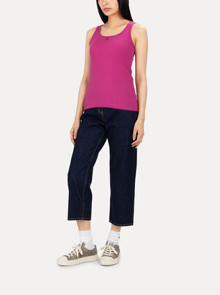 Organic Cotton Ribbed Tank Top