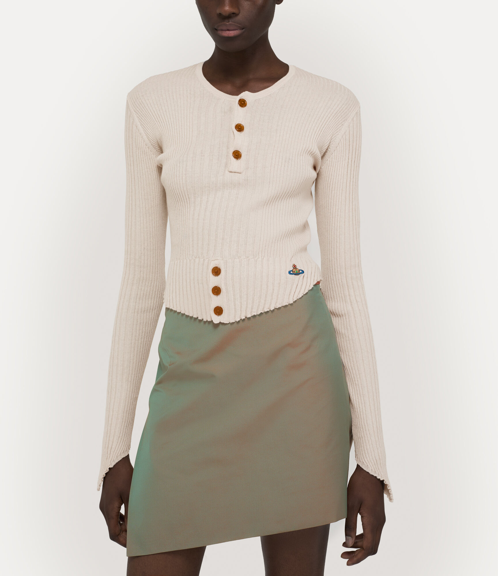 トップス vivian westwood Vivienne Westwood Orb Embroidery Sleeveless Tank Top | Grey