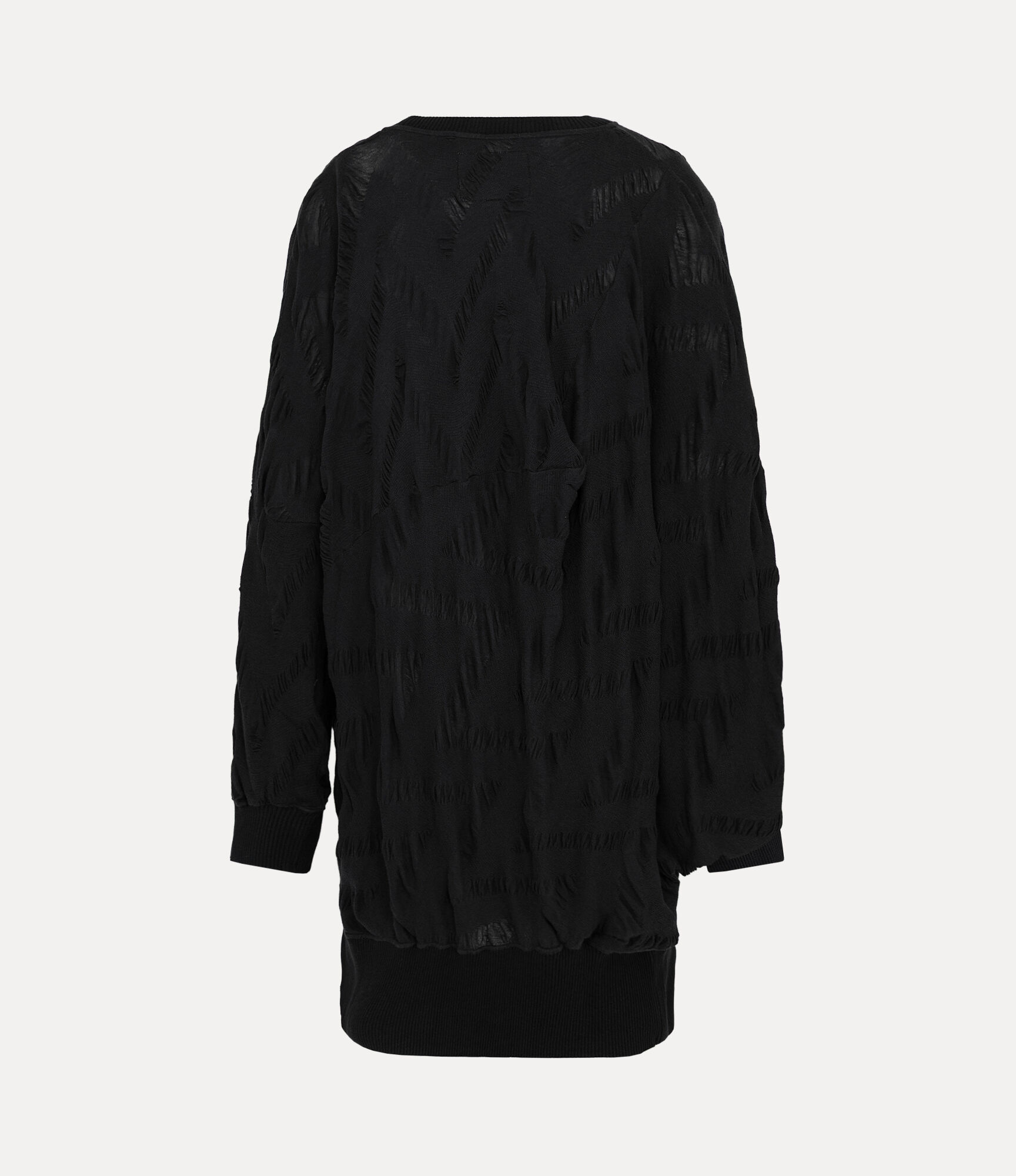 Zigzag See Through Drape Dress  large image number 5