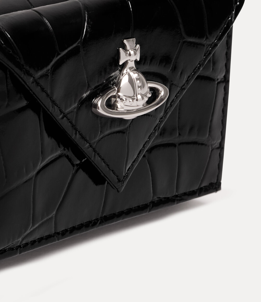 Vivienne Westwood Envelope Billfold in Black, view 3