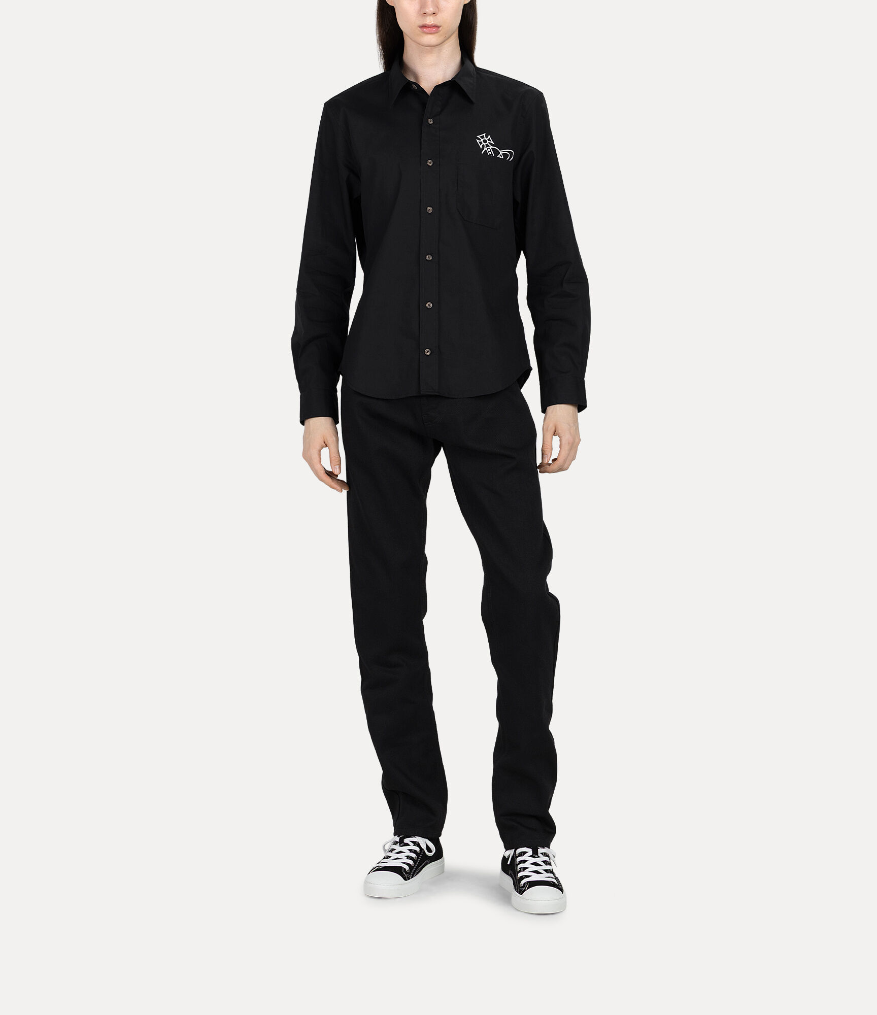 Peek Orb Pocket Classic シャツ - ブラック | Vivienne Westwood®
