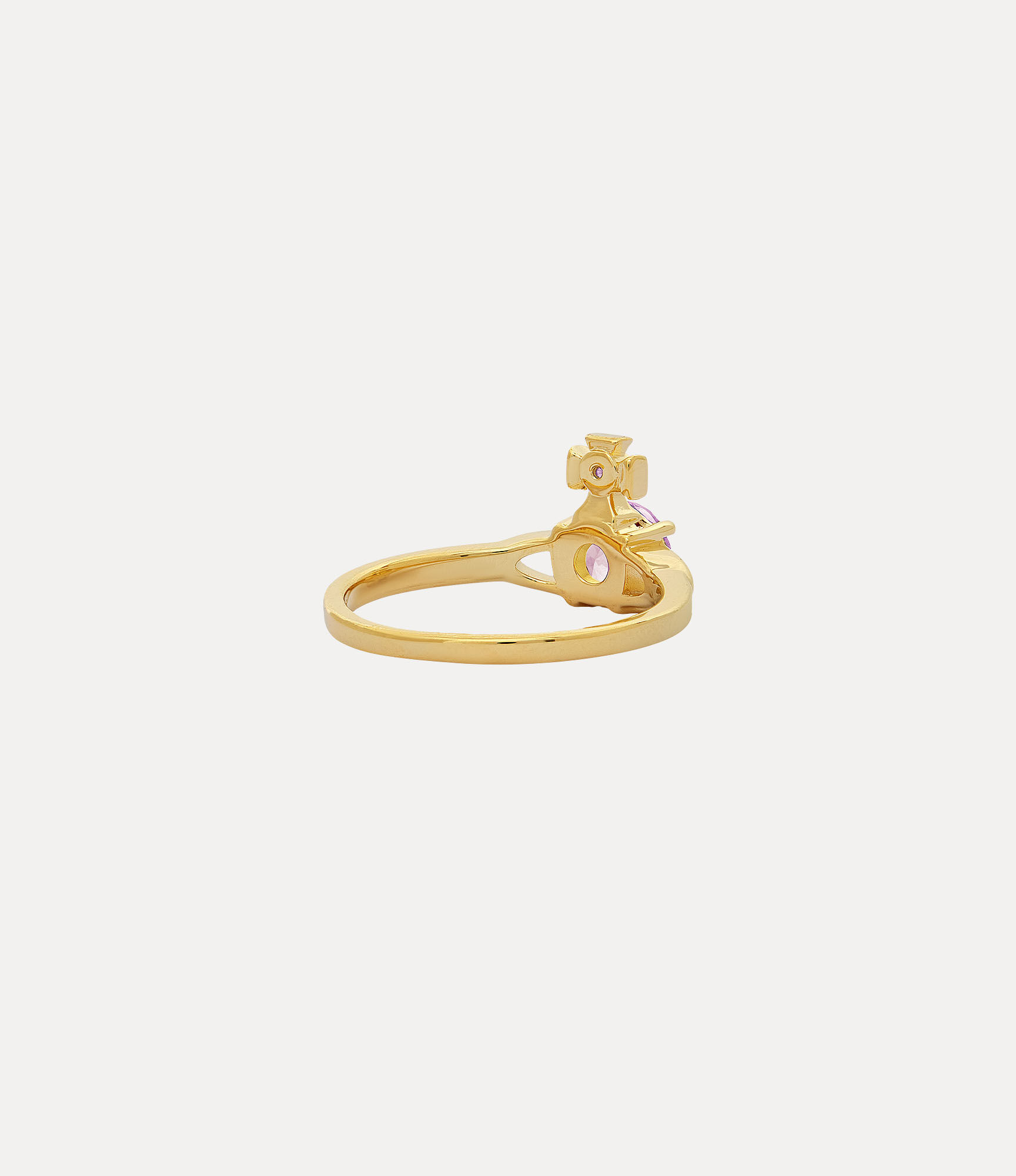 Reina Petite Ring in GOLD-VIOLET-CZ | Vivienne Westwood®