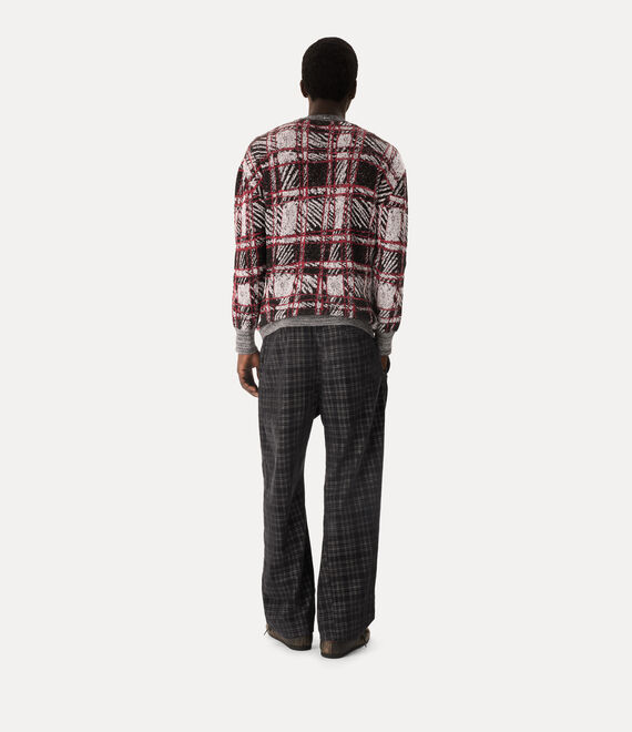Scribble Check Cardigan 3