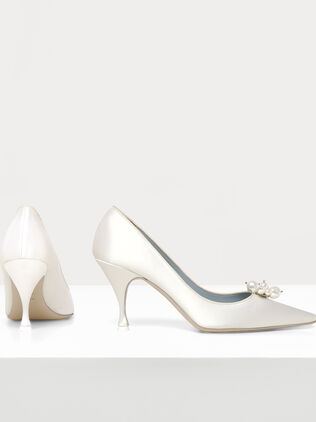 Pin Heel Point Court Shoe