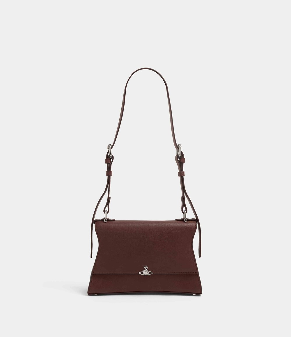 Vivienne Westwood Bianca Small Shoulder Bag in Chestnut