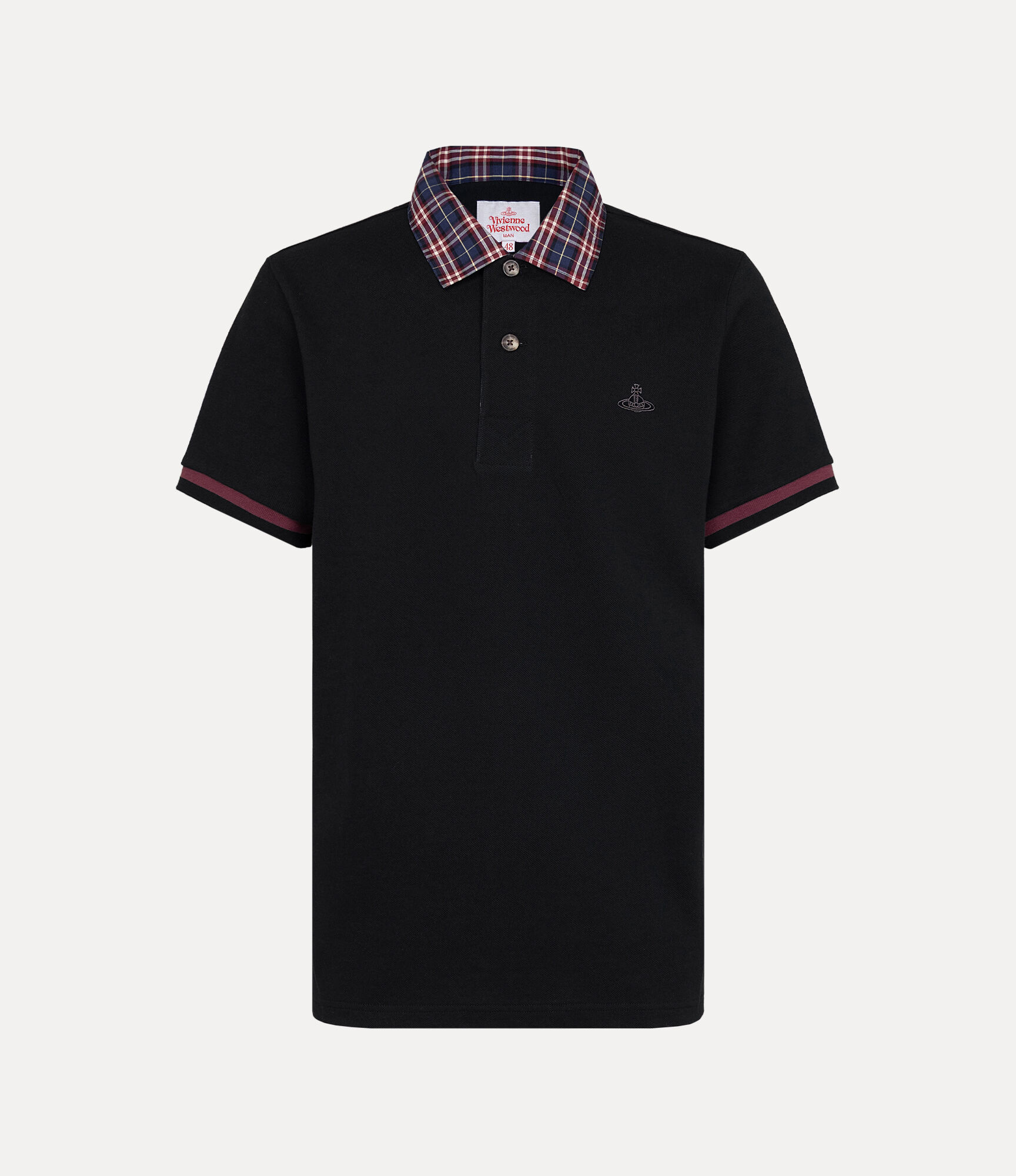 Detailed Check Polo