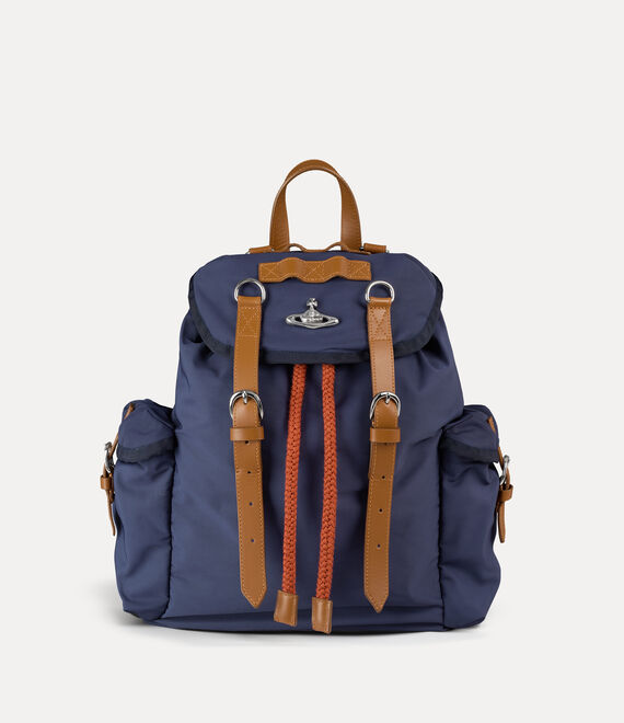 Vivienne Westwood Highland Backpack Utility Drill Dark-blue