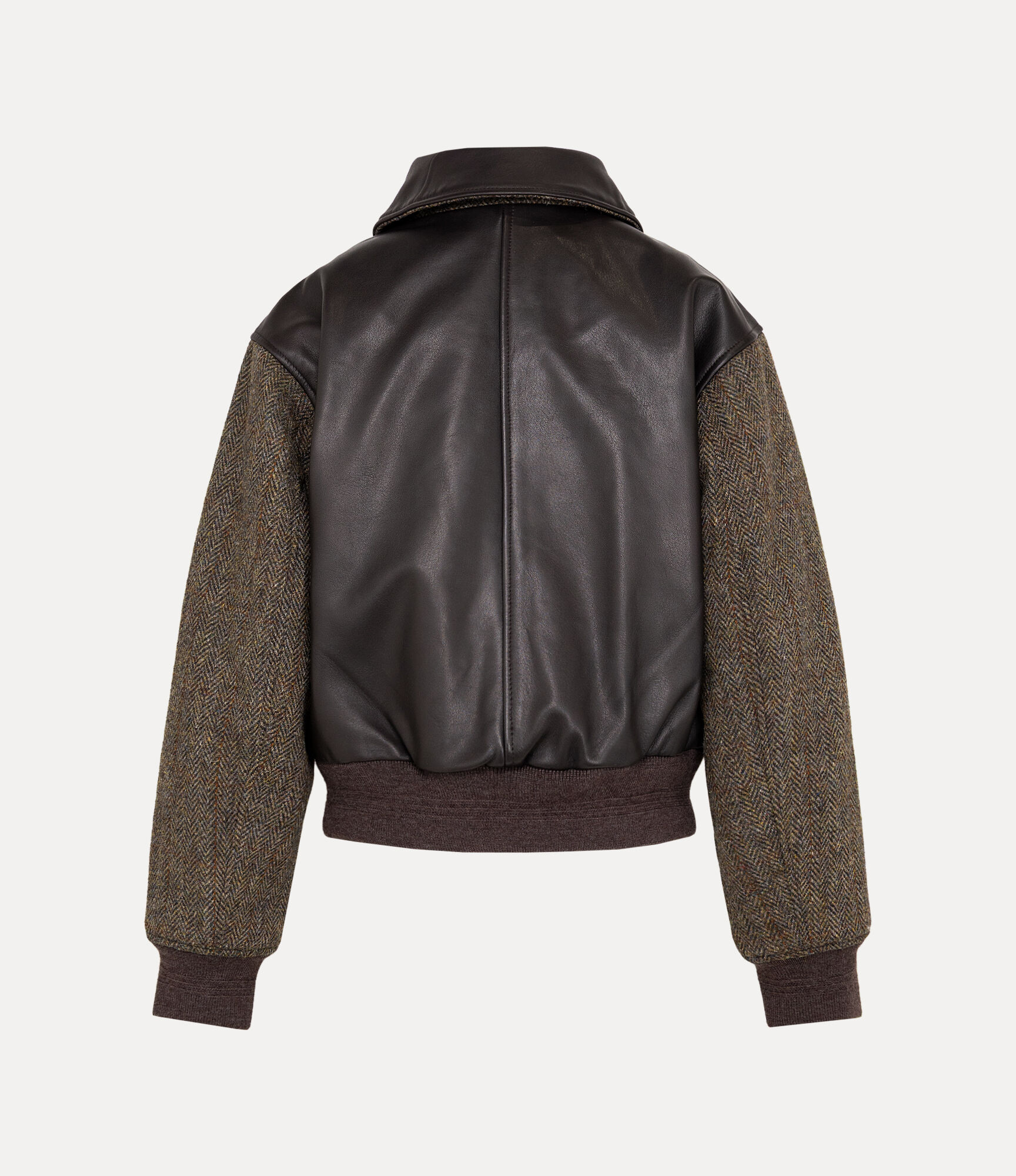 Sheep Leather Harris Tweed Love Blouson  large image number 5