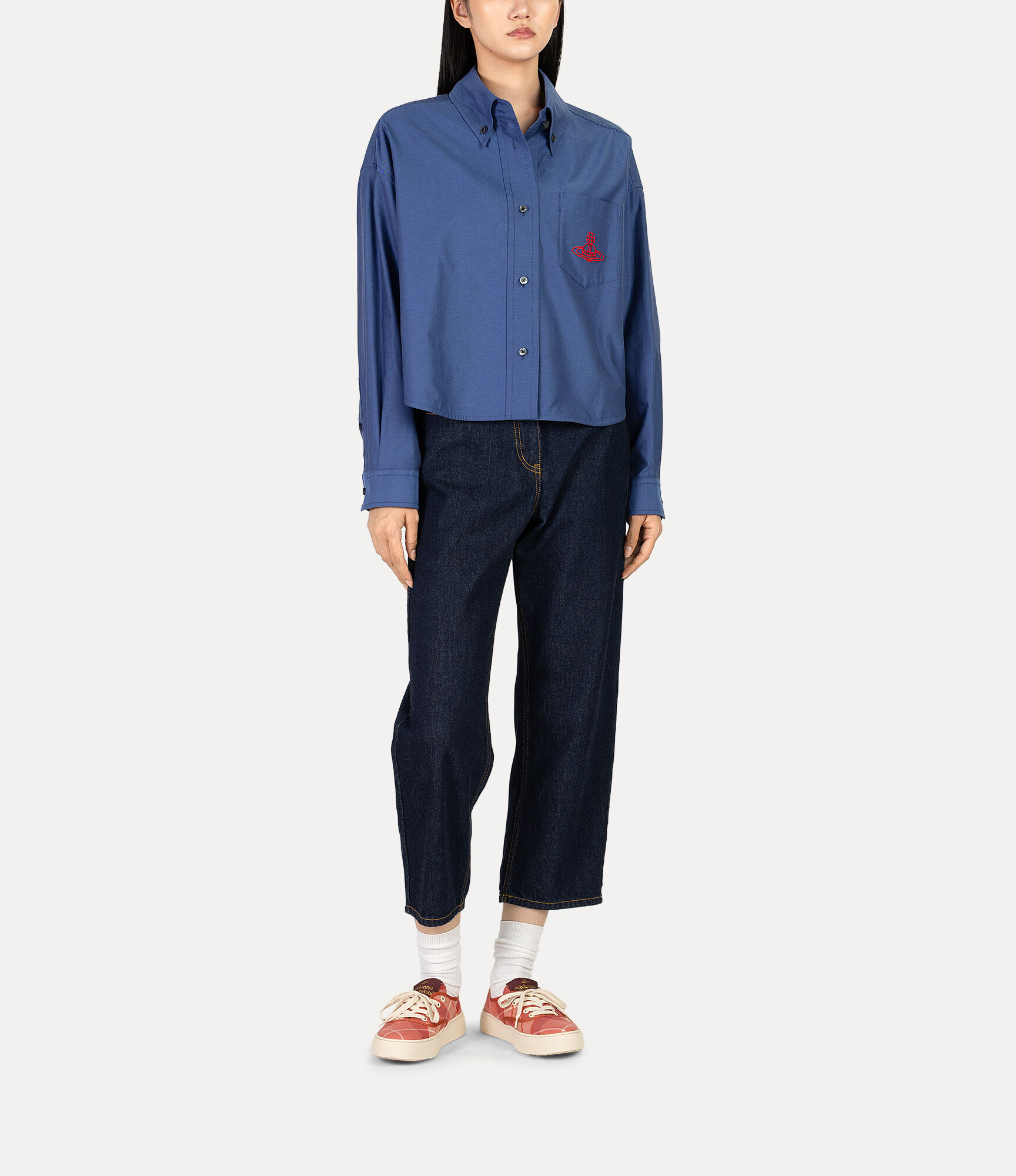 Organic Oxford Cropped Shirt  large image number 2
