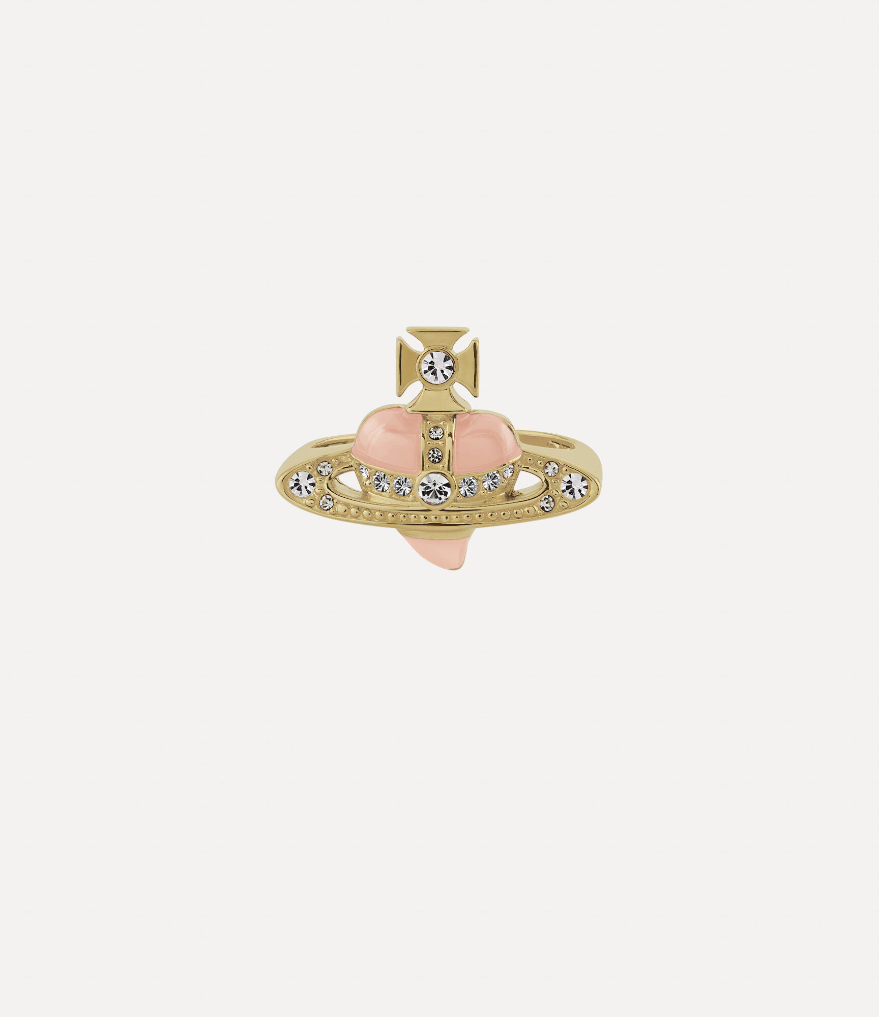 New Diamante Heart Ring 
