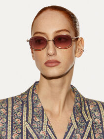 Hardware Orb Oval Sunglasses