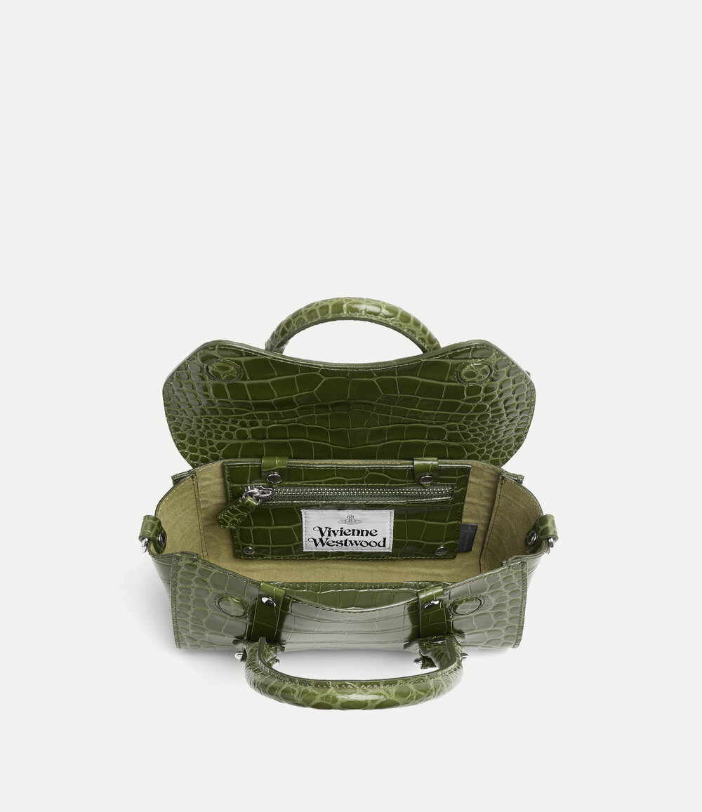 Vivienne Westwood Bettina Mini Crossbody in Khaki, view 6