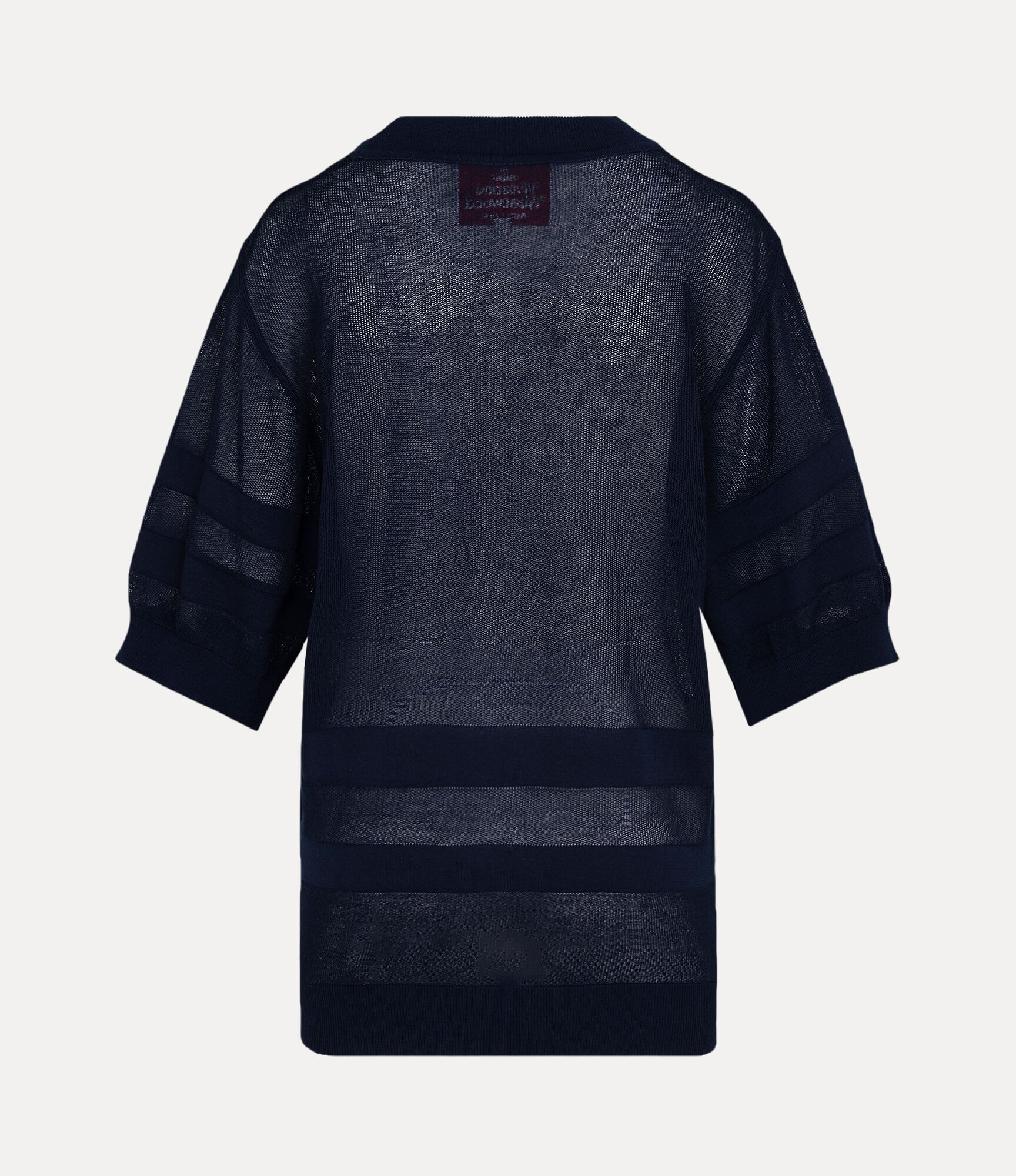 Vivienne Westwood 半袖ワンピース スポット柄 ニット コットン Knit 半袖トップス - ブルー | Vivienne Westwood®