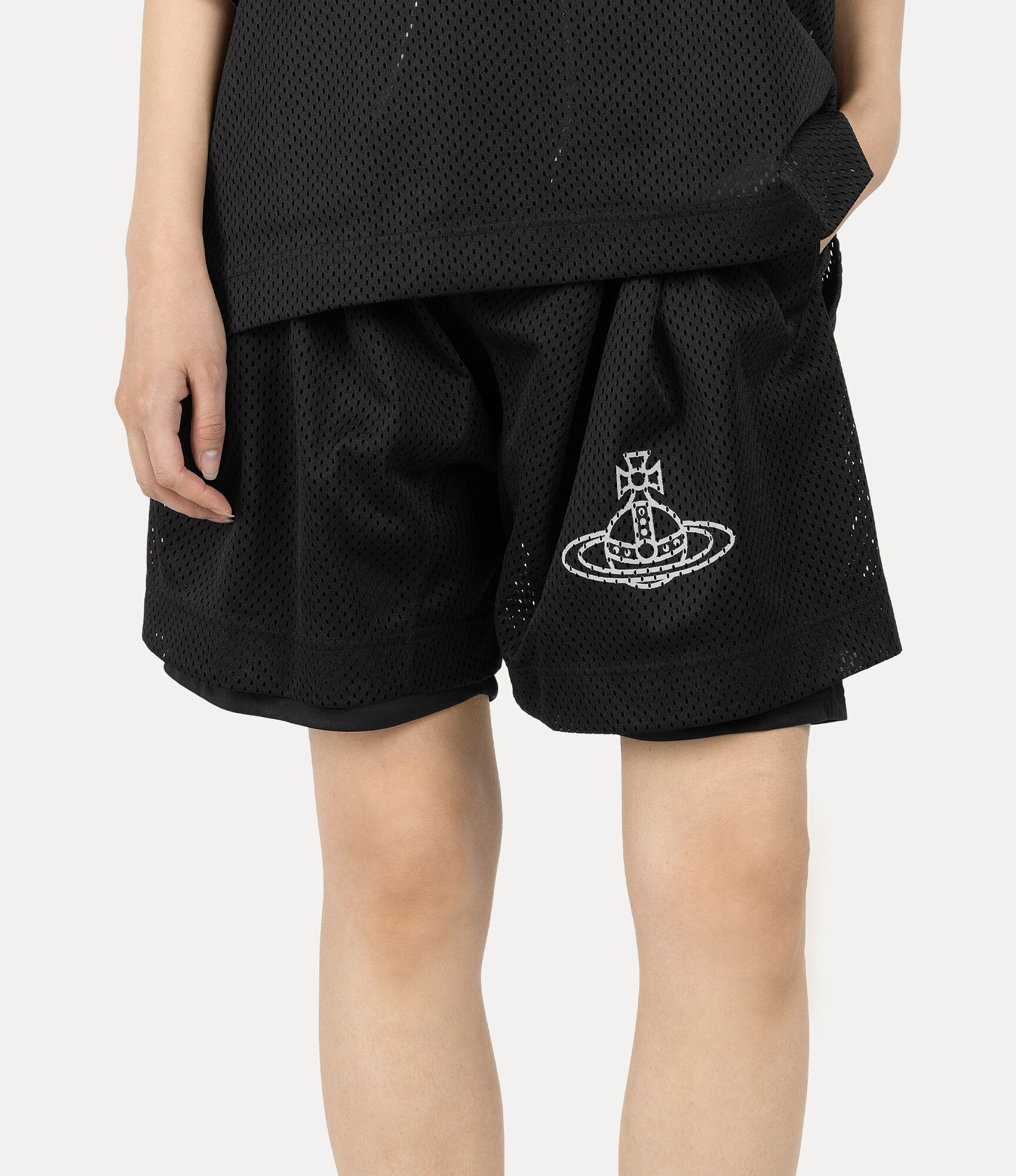 Mesh Layer Short Trousers  large image number 7