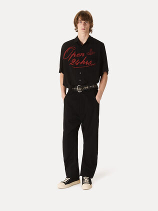 Open 24 Hours Bowling Shirt 