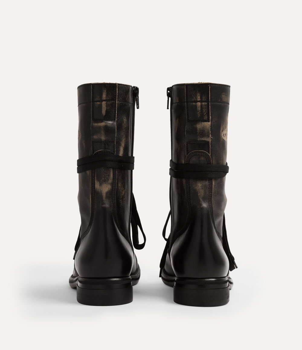 Vivienne Westwood Parachute Boot in Off Black, view 3