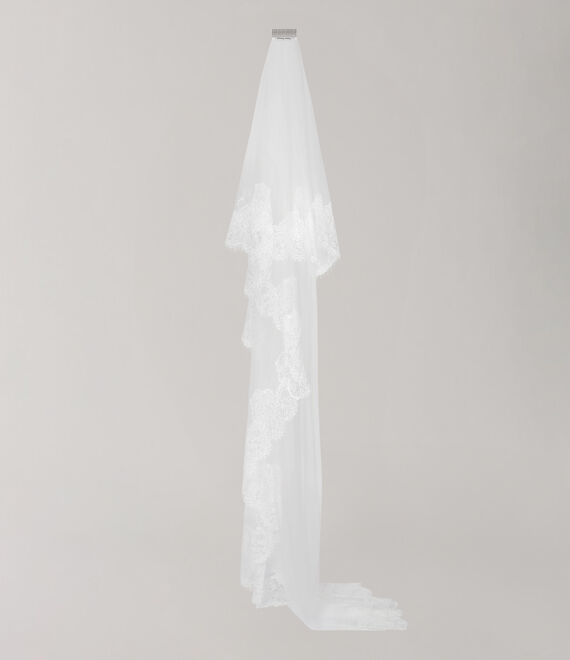 Lace Edge Chapel Veil Accessoires cheveux mariage The Wedding Explorer Lace Edge Chapel Veil Accessoires cheveux mariage The Wedding Explorer