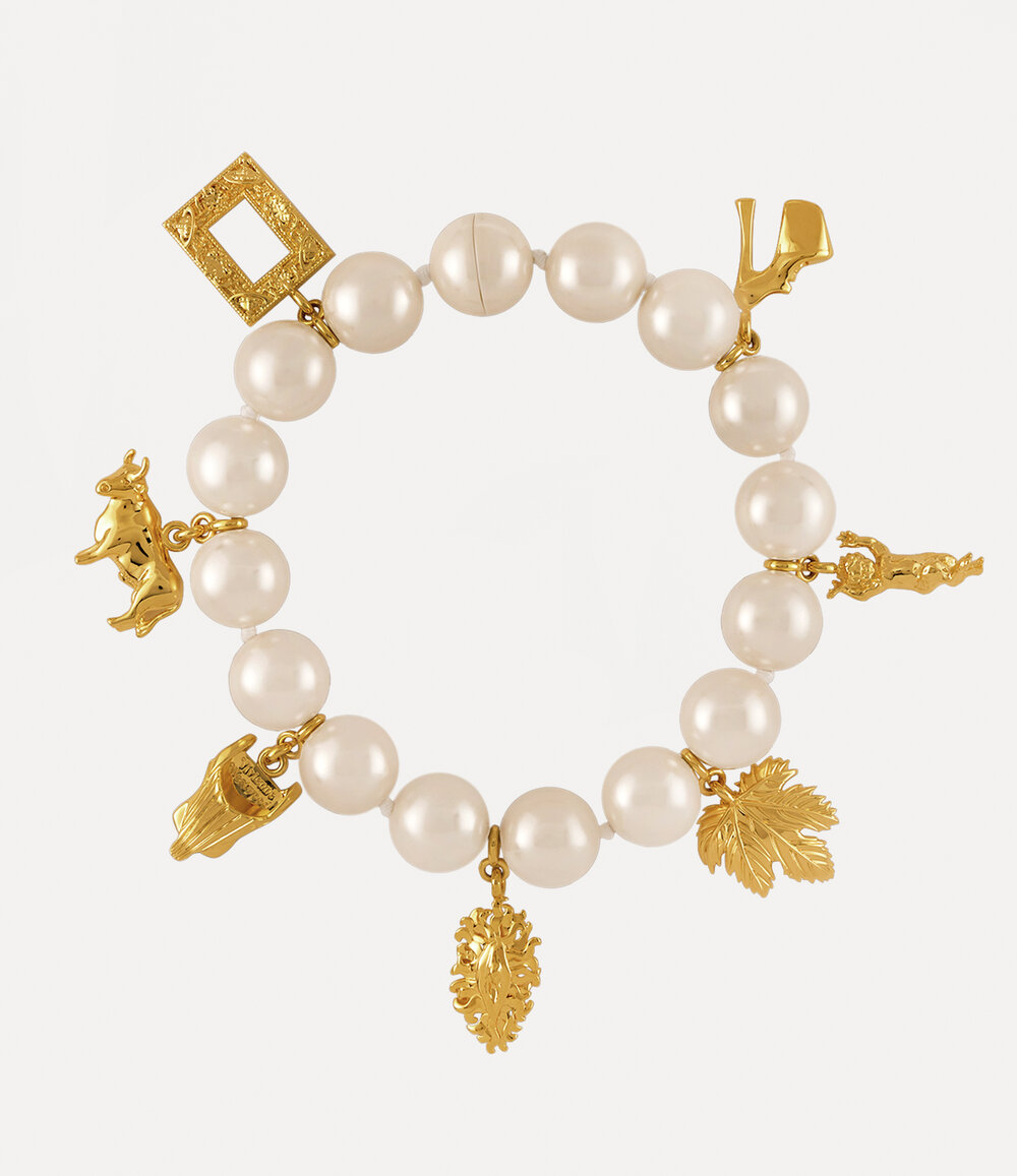 Vivienne Westwood Giant Anglo Pearl Necklace in Gold, view 2