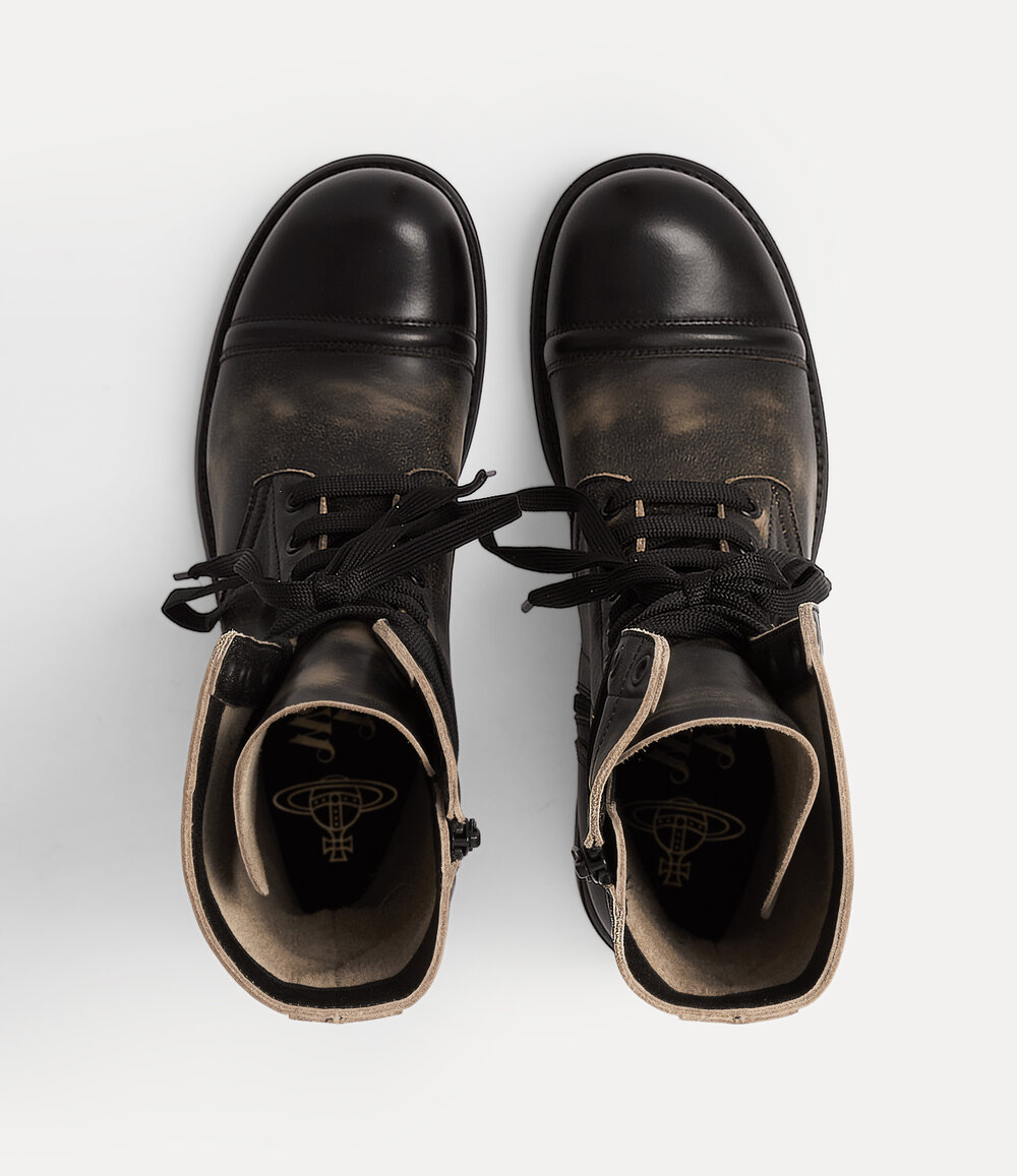 Vivienne Westwood Parachute Boot in Off Black, view 6