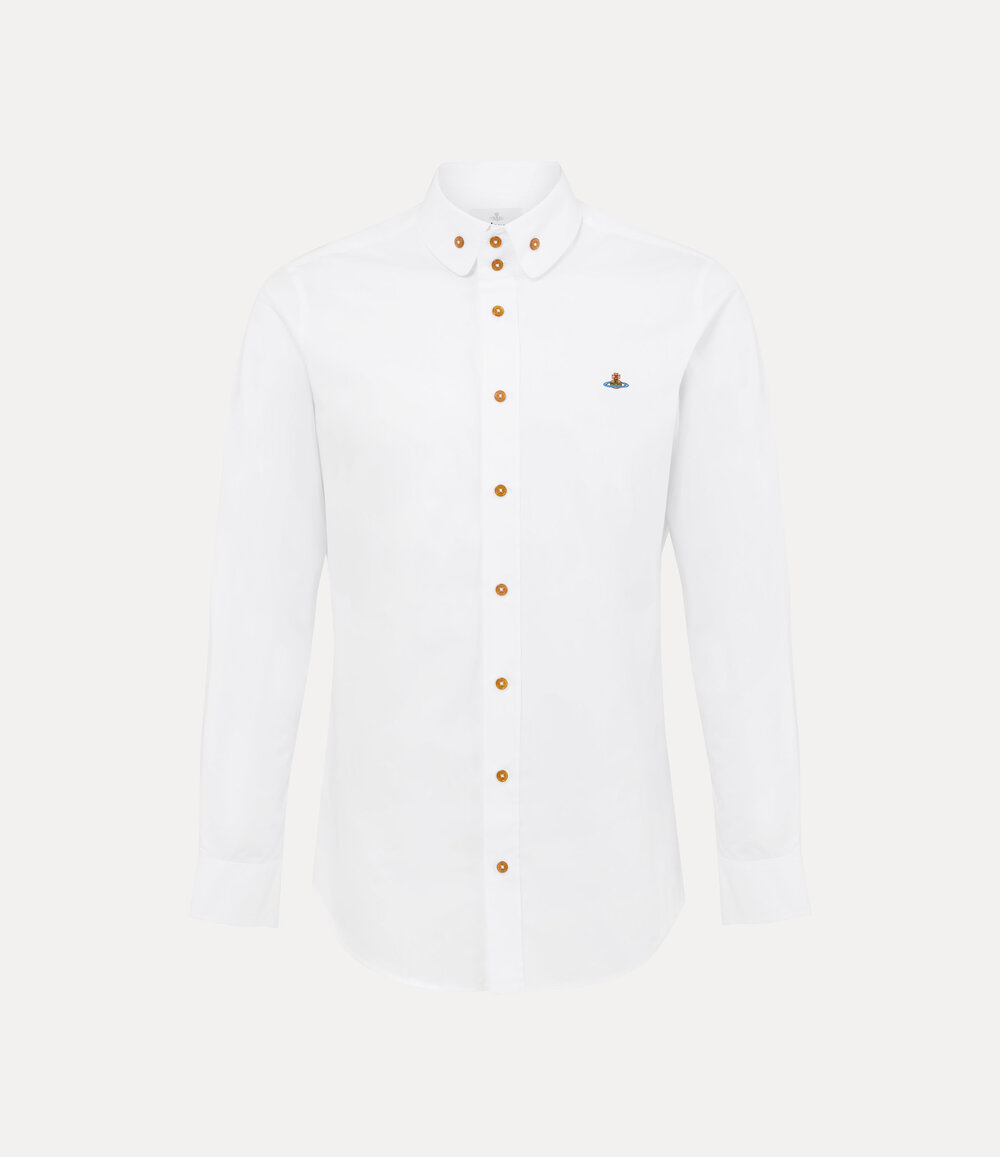 Vivienne Westwood Two Button Krall Shirt in White