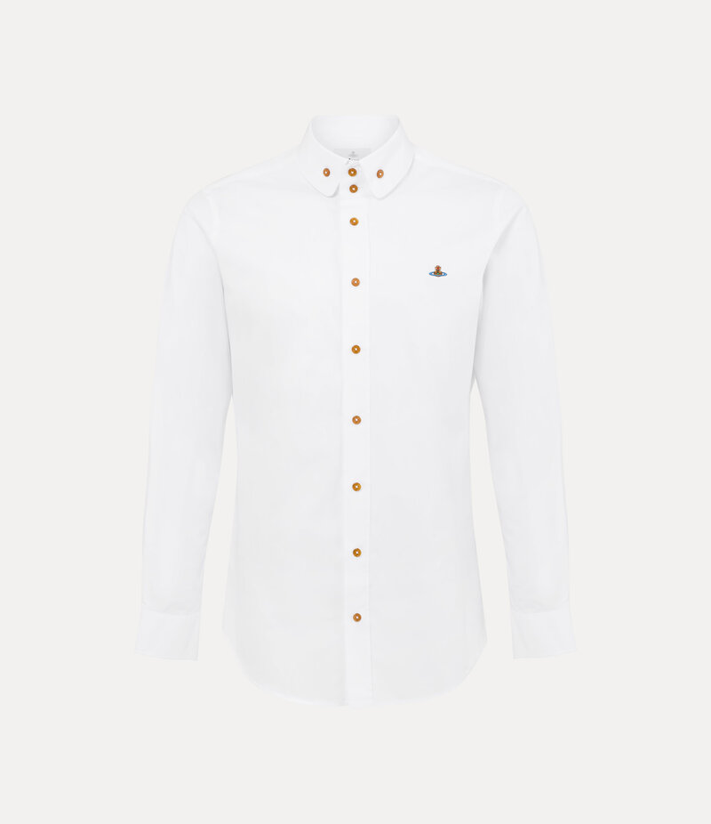 Vivienne Westwood Two Button Krall Shirt in White
