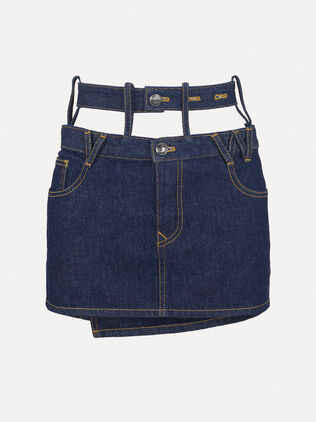 Double Waistband Foam Skirt