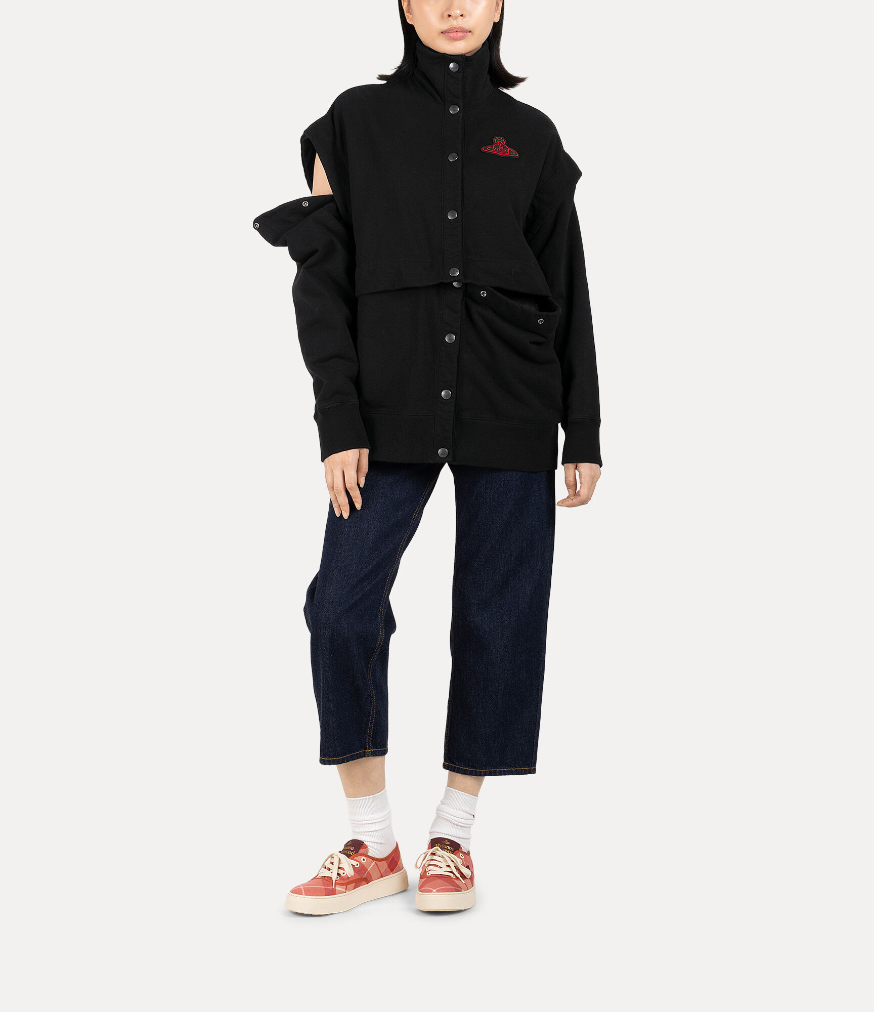 Detachable Felpa Press Stud Blouson  large image number 2