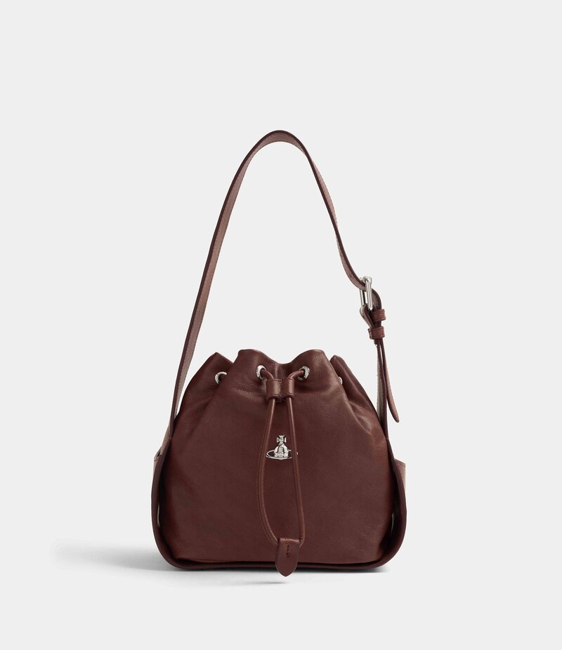 Vivienne Westwood Stacey Bucket Bag in Chestnut