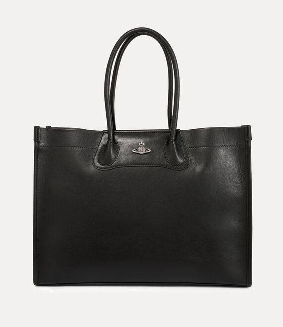 Vivienne Westwood Troy Tote Supple Leather Black