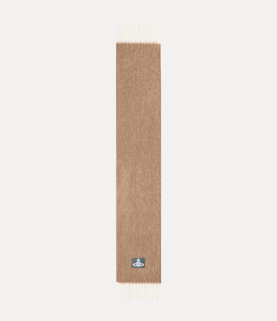 Vivienne Westwood Scarf Beige Chunky Uni Unisex In Brown